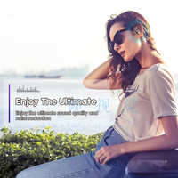 TWS-VV3 Earbud TWS Bluetooth Nirkabel TWS, Earphone Nirkabel Tahan Air Stereo Olahraga dengan Dudukan Power Bank