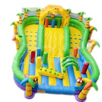 Neue Generation von Unterhaltung aufblasbare Jungle Fun Castle City zu verkaufen