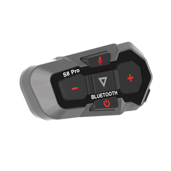 Professional Grade Long Range Motorcycle Bluetooth Headset with Third-Party Intercom Support and Full Function