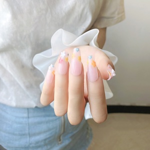 Flor de resina blanca, flor de cinco pétalos <span class=keywords><strong>con</strong></span> Cuentas <span class=keywords><strong>pequeñas</strong></span> de acero, accesorios para <span class=keywords><strong>uñas</strong></span>, arte de <span class=keywords><strong>uñas</strong></span> DIY - Product Image 3