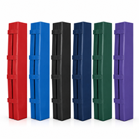 Protection de poteau de volley-ball en vinyle PVC personnalisée, rembourrage en mousse haute densité, protection contre les chocs pour gymnase scolaire, terrain intérieur/extérieur