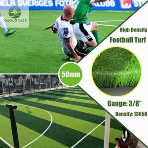 60 mét cỏ Sintetico Para futbol 14000 dtex infill <span class=keywords><strong>Bicolor</strong></span> tổng hợp Turf cỏ nhân tạo cỏ cho bóng đá lĩnh vực - Product Image 4