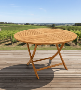 Table à manger ovale extensible moderne, fabriquée en teck de qualité supérieure, durable et pliable pour la terrasse, le jardin, la villa, le restaurant - Product Image 2