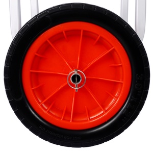 Chariot de kayak en aluminium réglable de 150lb Chariot de canoë avec roues plates ou roues pneumatiques Chariot de transport de kayak pliable - Product Image 4