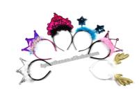 HS nouvelle mode fête de noël adulte bandeau grand papillon bande velours tissu wapiti noël cheveux accessoires femmes Festival cerceau