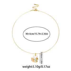 <span class=keywords><strong>Collana</strong></span> MW Boho in Acciaio Inossidabile Placcato Oro 18K - <span class=keywords><strong>Stella</strong></span> <span class=keywords><strong>Marina</strong></span> Smaltata, Conchiglia e Perla, Antiossidante, Ipoallergenica - Product Image 1