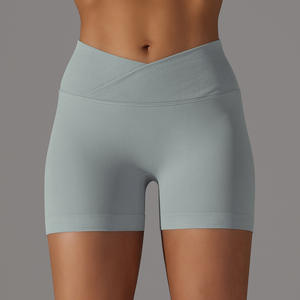 Short de yoga taille haute <span class=keywords><strong>Tropa</strong></span> Deportiva Mujer sans couture à ceinture large Biker Sports pour femme - Product Image 5
