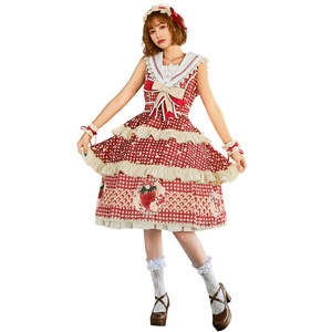 Tre burattini Lolita Dress For Women Black Nun Lace Flower Girl abito gotico Party Lolita Dress - Product Image 5