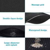 Tapis de litière lavable pour animaux de compagnie, grand tapis de litière imperméable à double couche en EVA, fabricant en gros