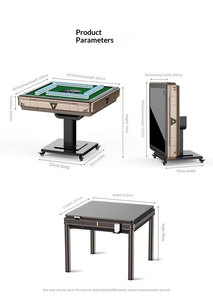 Mesa de Mahjong Automática Plegable Silenciosa para 4 Jugadores, Doble Uso como Mesa de Comedor, Modelo OR-1022, Plegable y Ahorra Espacio - Se Guarda Fácilmente - Product Image 4