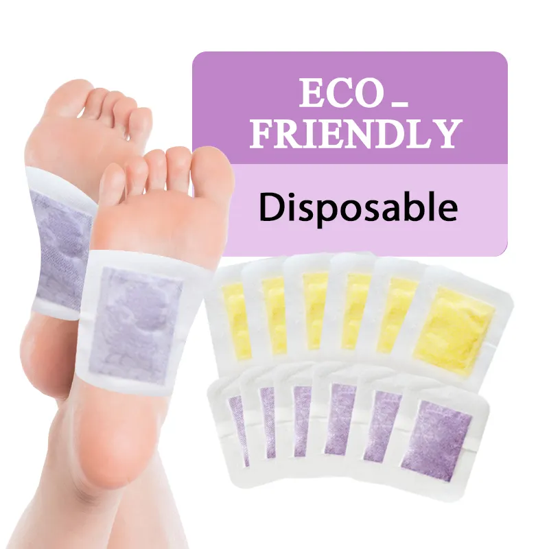 Free Sample High Quality Health Care Products Bamboo Vinegar Detox Foot Patches with CE Certificate OEM