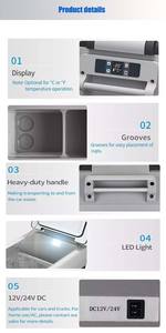 45L Hot-selling Portable 12V/24V Congélateur Électrique Petit <span class=keywords><strong>Bateau</strong></span> Réfrigérateur pour Voiture - Product Image 4