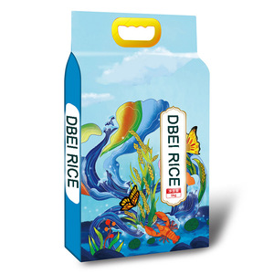 Farine <span class=keywords><strong>de</strong></span> riz personnalisée, farine <span class=keywords><strong>de</strong></span> tapioca, céréales, sucre blanc, amidon <span class=keywords><strong>de</strong></span> <span class=keywords><strong>millet</strong></span>, emballage 5kg 10kg, sac plat en nylon, sac à riz avec poignée en plastique - Product Image 5
