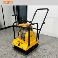 Compacteur de plaques à moteur à essence GZD avec logo et couleur personnalisés, utilisation professionnelle, 5,5/6,5 ch