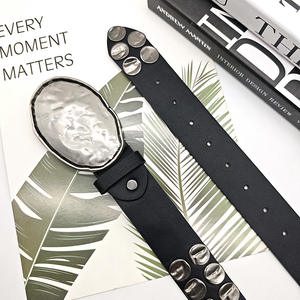 Cinto Personalizado de Subcultura Punk para Mulheres, Vendas Diretas de Fábrica, Cinto Retro com Fivela de Liga para Homens - Product Image 3