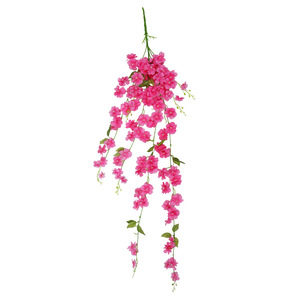 Décoration murale en fleurs de cerisier artificielles pour mariage, maison, style bohème, décoration florale en plastique pour intérieur - Product Image 5