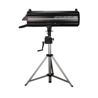 Projecteur LED de suivi 1000W en gros pour usine avec panneau de contrôle et support, zoom linéaire et fonction de mise au point de 6 à 10 degrés