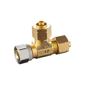 Conexión en T <span class=keywords><strong>de</strong></span> compresión <span class=keywords><strong>de</strong></span> latón Conector <span class=keywords><strong>de</strong></span> unión <span class=keywords><strong>de</strong></span> 3 vías 1/2 OD X 3/8 OD Adaptador <span class=keywords><strong>de</strong></span> tubo <span class=keywords><strong>para</strong></span> plomería <span class=keywords><strong>de</strong></span> <span class=keywords><strong>agua</strong></span> <span class=keywords><strong>potable</strong></span> - Product Image 2