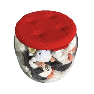Boîte de <span class=keywords><strong>rangement</strong></span> ronde en plastique pour poupées et jouets, boîte de <span class=keywords><strong>rangement</strong></span> pour peluches, design simple et moderne - Product Image 5
