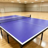 Table de tennis de table moderne brillante, écologique, sans formaldéhyde E0, bon prix, garantie 3 ans, vente directe d'usine, MDF