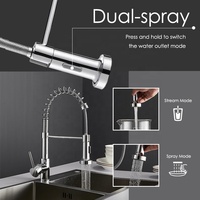 Mélangeur à bec extractible moderne, robinet professionnel en laiton Flexible à poignée unique, robinet pour évier de cuisine cm
