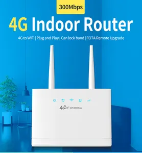 Onbeperkt Hotspot 4G Lte Cpe Modem Met Imei Gemodificeerde Functie 4G Lte Indoor Cpe 300Mpbs Wireless Home router Met Simkaart Slot