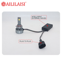 Ampoules de phares H4 H7 Bi LED super lumineuses, faisceau haut et bas, 3 couleurs commutables, 9-36V, large plage de tension, remplacement halogène, Plug and Play