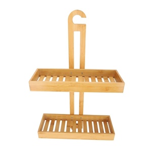 Estante <span class=keywords><strong>de</strong></span> Almacenamiento <span class=keywords><strong>de</strong></span> Bambú <span class=keywords><strong>de</strong></span> 2 Niveles <span class=keywords><strong>para</strong></span> <span class=keywords><strong>Ducha</strong></span>, Colgante <span class=keywords><strong>de</strong></span> Pared, <span class=keywords><strong>para</strong></span> Champú - Product Image 5