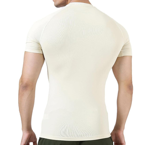 High Quality Custom Made <b>Men</b> <b>Compression</b> <b>Shirts</b> <b>for</b> Gym & Fitness Spandex/Polyester Quick Dry & Breathable - Product Image 2