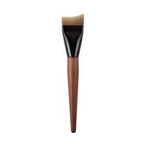 Pinceau de fond de teint Crescent 32 mm, fibres synthétiques, manche en bois, tête plate pour l'application de fond de teint liquide - Product Image 4