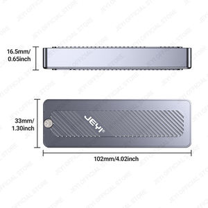 JEYI OEM penutup SSD M.2 NVMe aluminium dapat disesuaikan 10Gbps USB-C <span class=keywords><strong>3.2</strong></span> Gen2 pendingin kipas Turbo untuk penyimpanan HDD garansi 1 tahun - Product Image 4