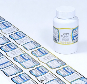 Etiqueta Adhesiva Personalizada para el Cuidado de la Piel de Mascotas, para el Cuidado Dermatológico de Mascotas - Product Image 1