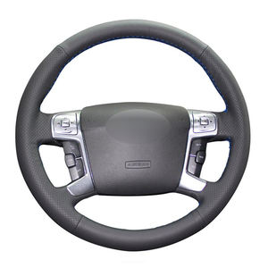 Cubierta de <span class=keywords><strong>volante</strong></span> de fibra de carbono para <span class=keywords><strong>Ford</strong></span> <span class=keywords><strong>Mondeo</strong></span> Mk4 2007-2012 S-Max 2008 <span class=keywords><strong>Ford</strong></span> Focus 3 2015-2018 Kuga 2016-2018 - Product Image 2