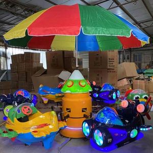 Manège Rotatif Intérieur : Équipement d'Amusement Multijoueur, Train sur Rail, Balançoire Carrée, Carrousel en Plastique pour Usage Domestique – Optimal - Product Image 2