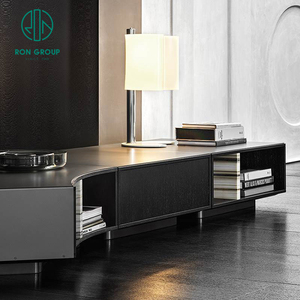 Table basse contemporaine en bois d'ardoise Tiroir de rangement multifonctionnel pour magazines pour la maison Salon Salle à manger Commande minimum 2 pièces - Product Image 2
