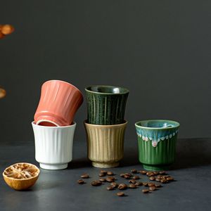 Tasse à espresso de 120 ml transformée au four, style moyen-oriental spécial, en céramique, pour matcha - Product Image 3