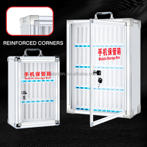 Văn phòng họp an toàn tiền gửi hộp khóa điện thoại di động Hộp lưu trữ điện thoại di động Hộp lưu trữ điện thoại Hợp kim nhôm - Product Image 2