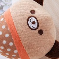Jouet à mâcher en peluche à picots pour petits chiens, en forme d'animal mignon, couineur, interactif, pour lancer et l'entraînement, fournitures pour animaux de compagnie