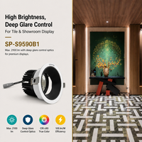 ODM - Foco LED Empotrable de Alta Calidad de 12 W, 15 W, 20 W, 25 W, Antideslumbrante, COB, Ajustable, para Techo, para Galerías de Arte Comerciales