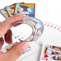 Cartes à jouer personnalisées écologiques et recyclables, finition brillante, papier léger et robuste pour le divertissement familial en intérieur