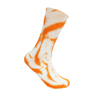 Chaussettes de sport multicolores personnalisées TieDye pour hommes et femmes - Saison printemps