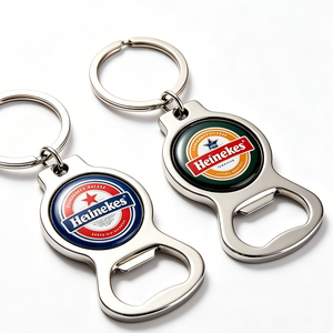 Décapsuleur de bouteille personnalisé en alliage de zinc, porte-clés en forme de lotus, décapsuleur de bière en métal, cadeau promotionnel - Product Image 5