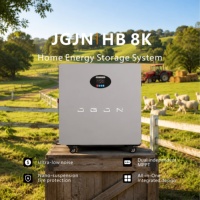 JGJN JB-8000 Système de Stockage d'Énergie Domestique Tout-en-un 16 kWh LiFePO4 avec BMS à 5 couches de protection incendie, surveillance 8 heures, réponse technique et support à vie