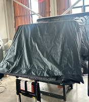 Tenda Atap Mobil JIYA untuk 4 Orang, Tahan Air, Pembukaan Cepat, Bahan Oxford, Cangkang Aluminium Alloy, Cocok untuk Camping Keluarga 4x4