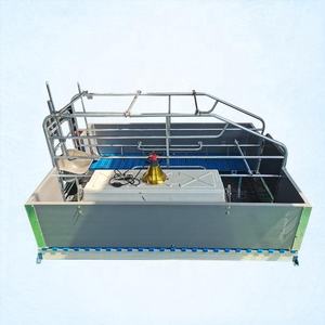 Qualité supérieure Nouveau HENGYIN Caisses de mise bas pour porcs galvanisées à chaud Système d'alimentation entièrement automatique Anti-corrosion Certifié CE - Product Image 4
