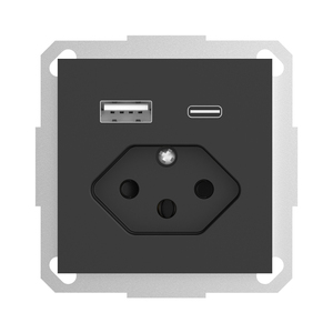 LEISHEN <span class=keywords><strong>Suiza</strong></span> estándar de alta calidad doble suizo enchufes de pared con tablero grande PC Socket Panel 16A 250V salida - Product Image 3