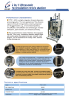 Máquina Ultrasónica con Cavitación Ultrasónica para Emulsificación Industrial de Aceites, Equipo de Extracción Industrial de Hierbas