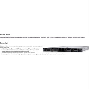 R6615/R6625 1U Raf Sunucusu için Düşük Fiyatlı Yapay Zeka (AI) Sistemi, AMD 2.5GHz İşlemci, SSD HDD - Stokta - Product Image 2