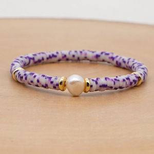 Pulseras de Moda Lancui, Brazalete de Perlas Hecho a Mano, Hipoalergénico, Ligero <span class=keywords><strong>y</strong></span> Expandible, para Regalo de <span class=keywords><strong>Amistad</strong></span> - Product Image 2