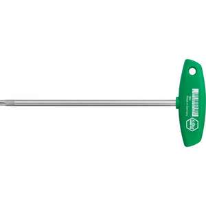 WIHA - 01341 Clé en L avec poignée en T TORX®Chromé mat-EAN 4010995013417 ALLEN KEYS TORX KEYS - Product Image 1